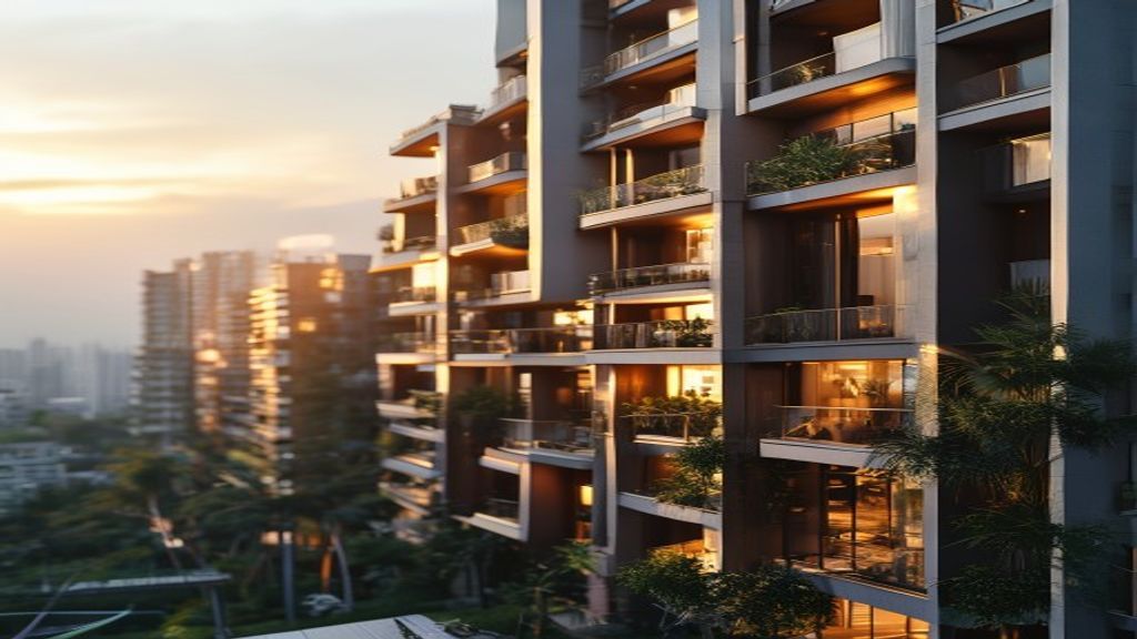 Elegant luxury condominium by top Asian developer, showcasing modern design and premium amenities