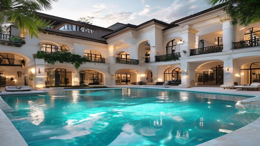 Exclusive mansions for sale with indoor pools