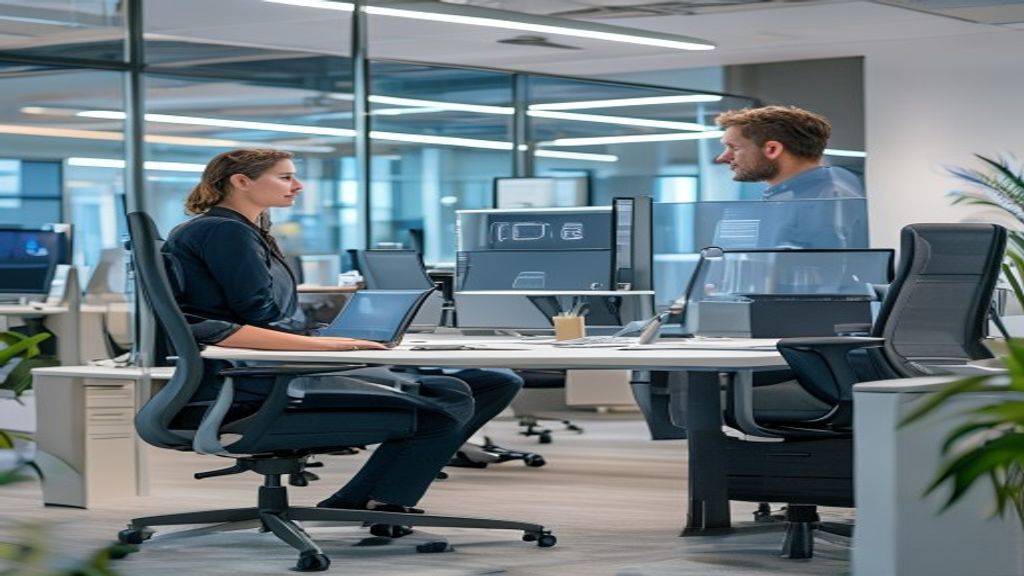 High-quality ergonomic office furniture solutions for corporate headquarters