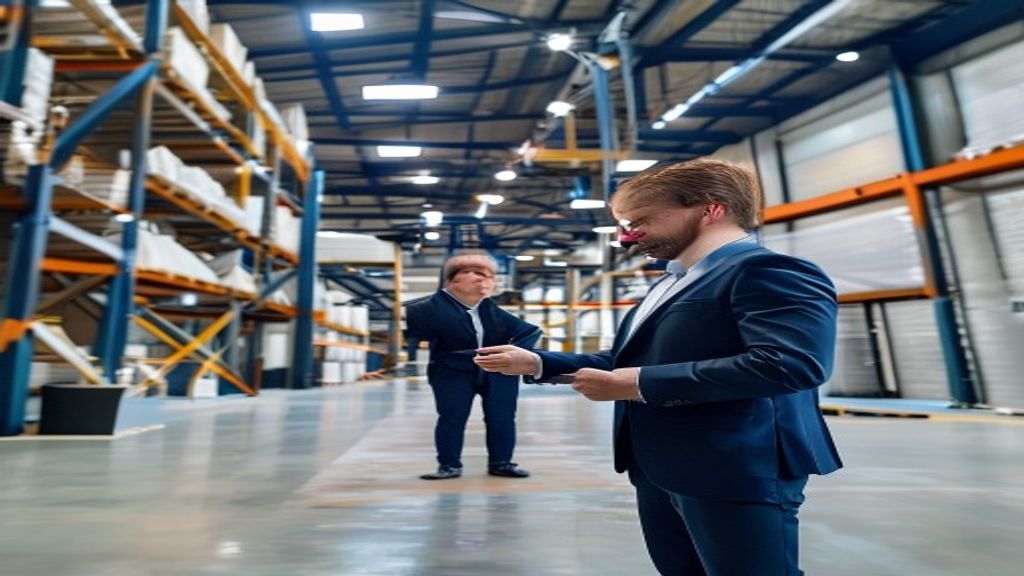 Modern industrial facility supporting corporate business expansion growth