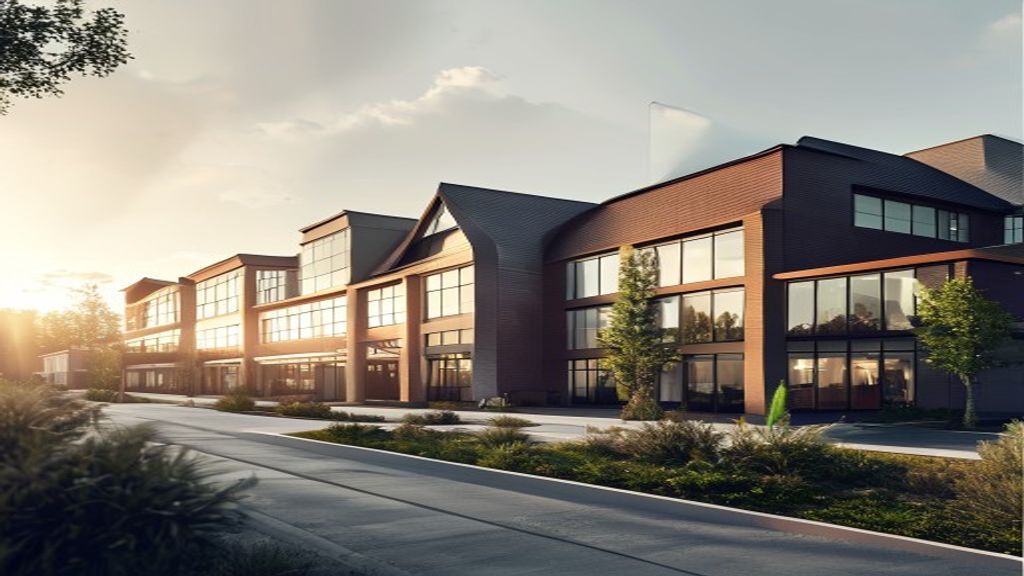 Modern industrial warehouse facility for corporate expansion and business growth opportunities