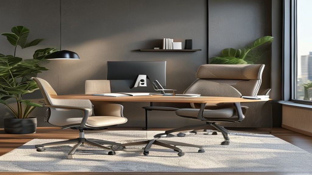 Purchase ergonomic executive office furniture to enhance comfort and productivity in your home workspace.