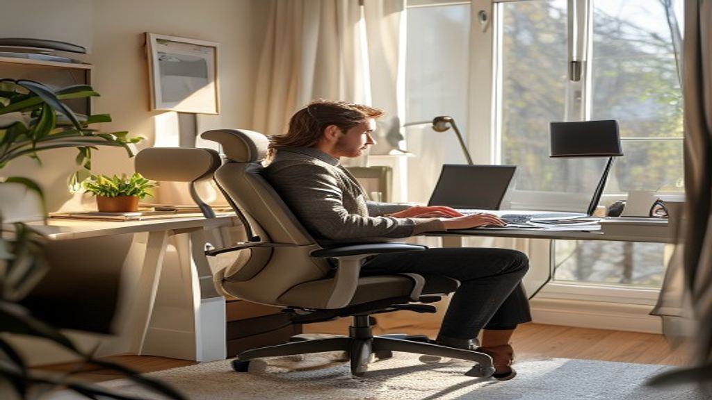 Premium ergonomic executive office furniture for upgrading home workspaces