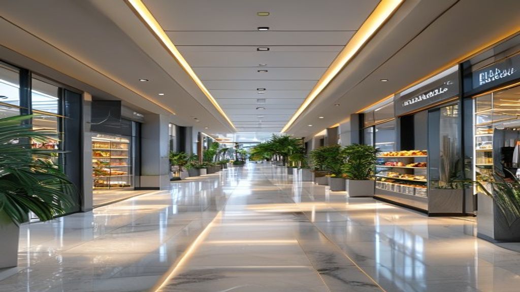 High-yield retail spaces available for purchase in prime GCC locations, showcasing modern storefronts.
