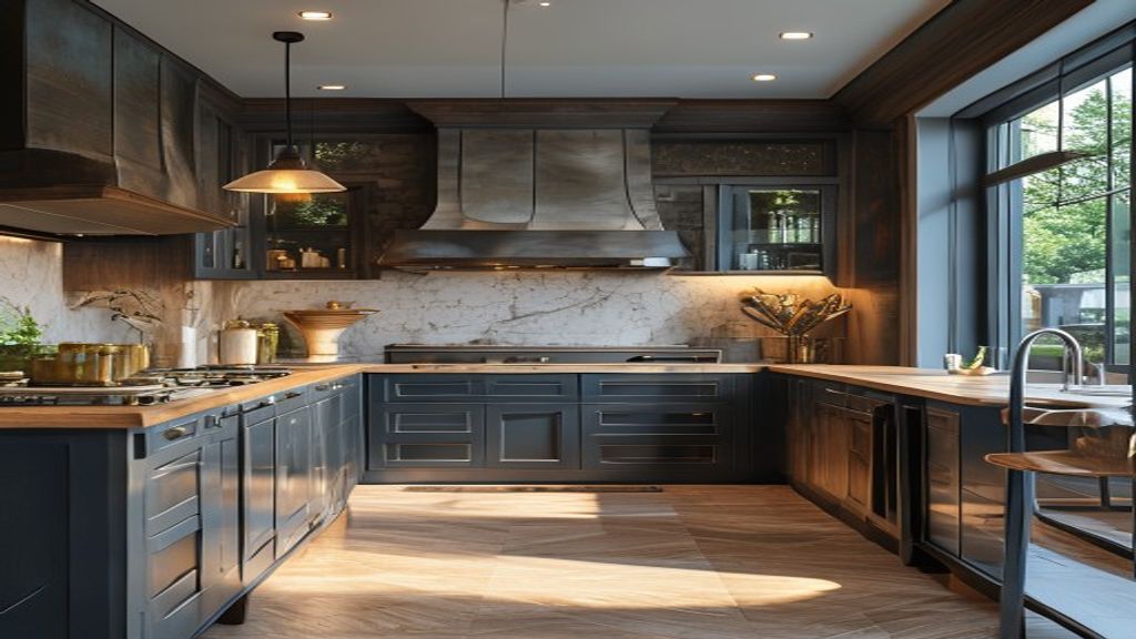 Luxury kitchen remodel showcasing sleek German technology, premium appliances, and contemporary design.